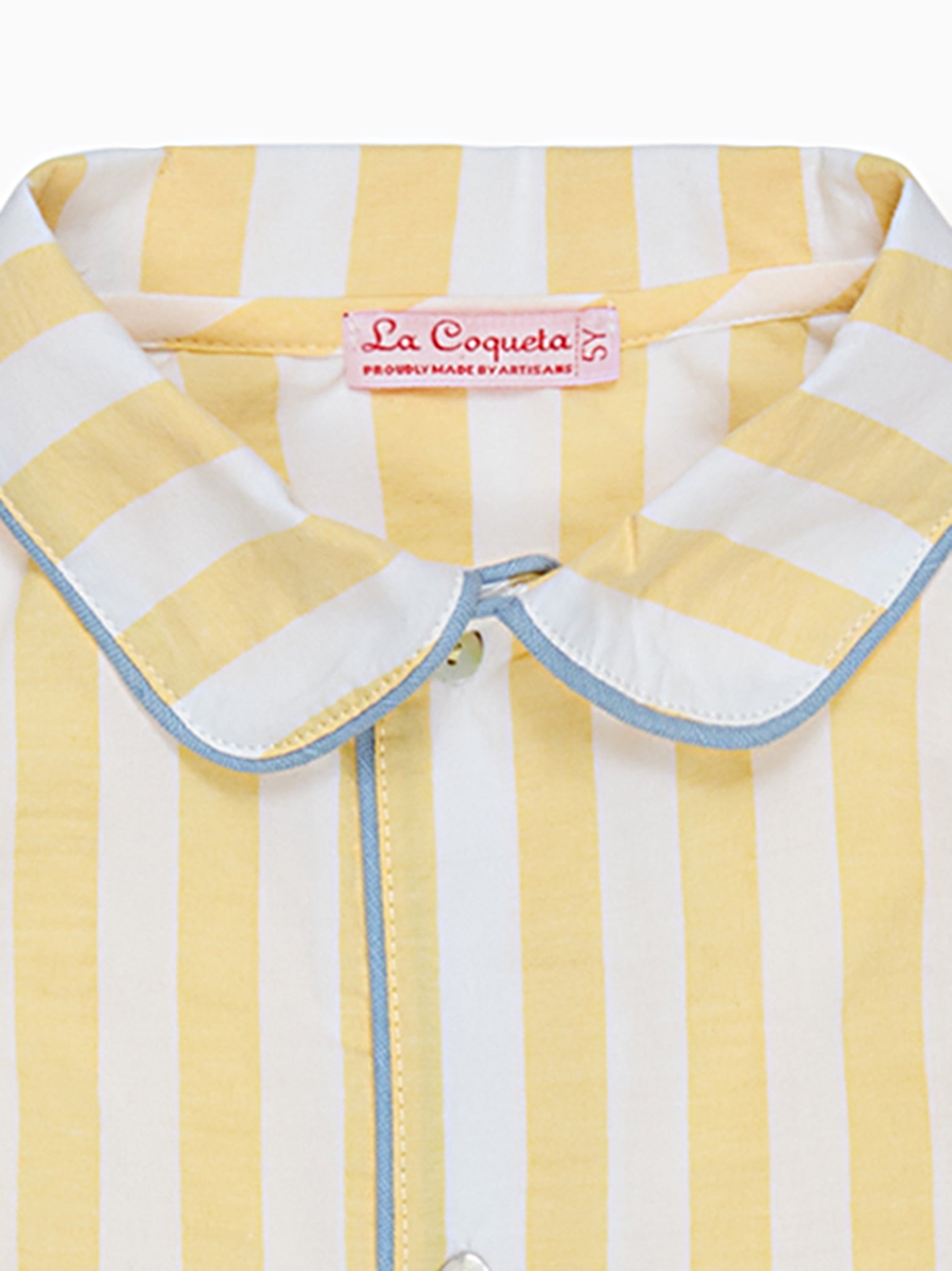 Lemon Stripe Kai Kids Pyjama