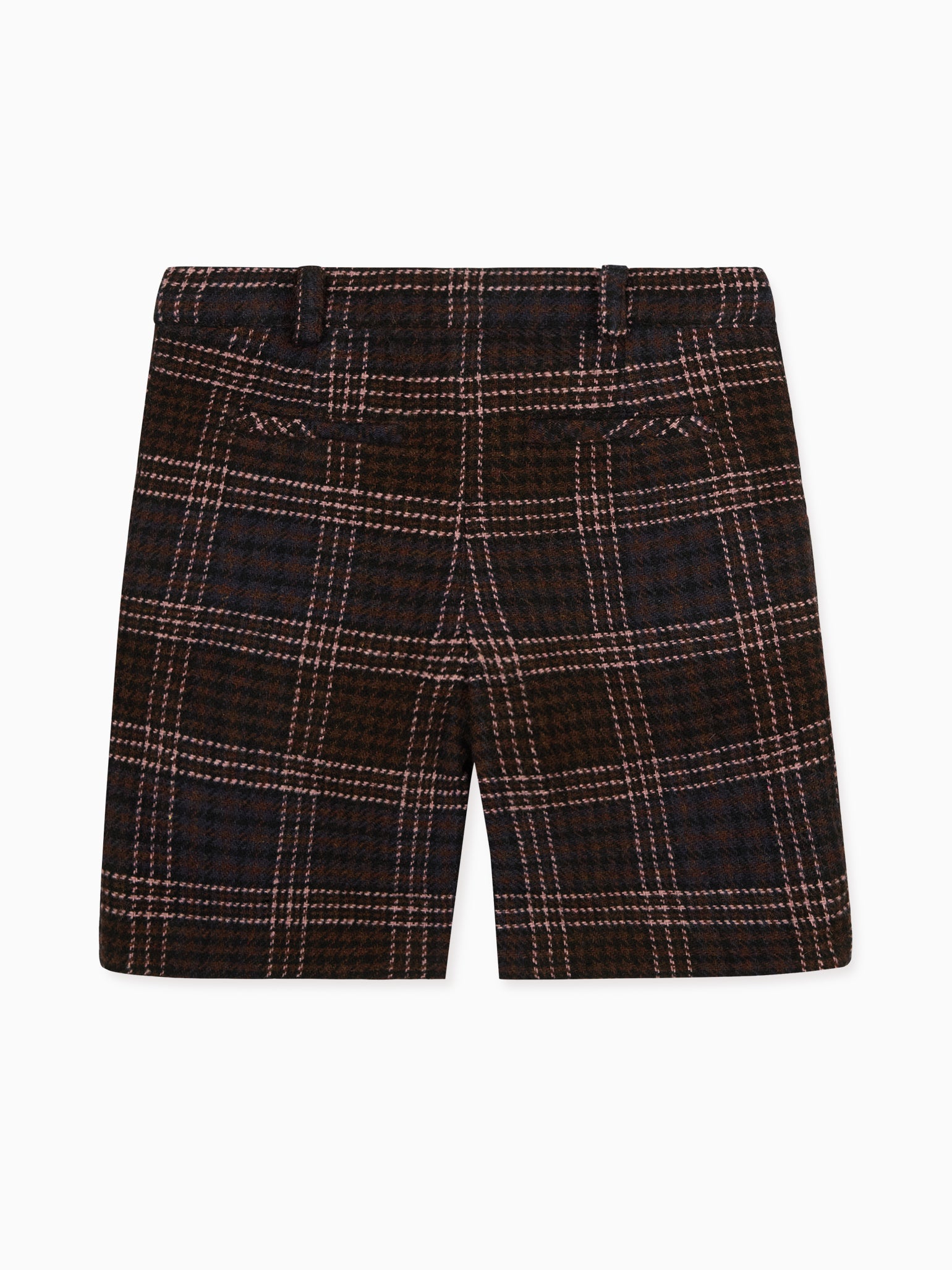 Beige Check Lucas Boy Shorts