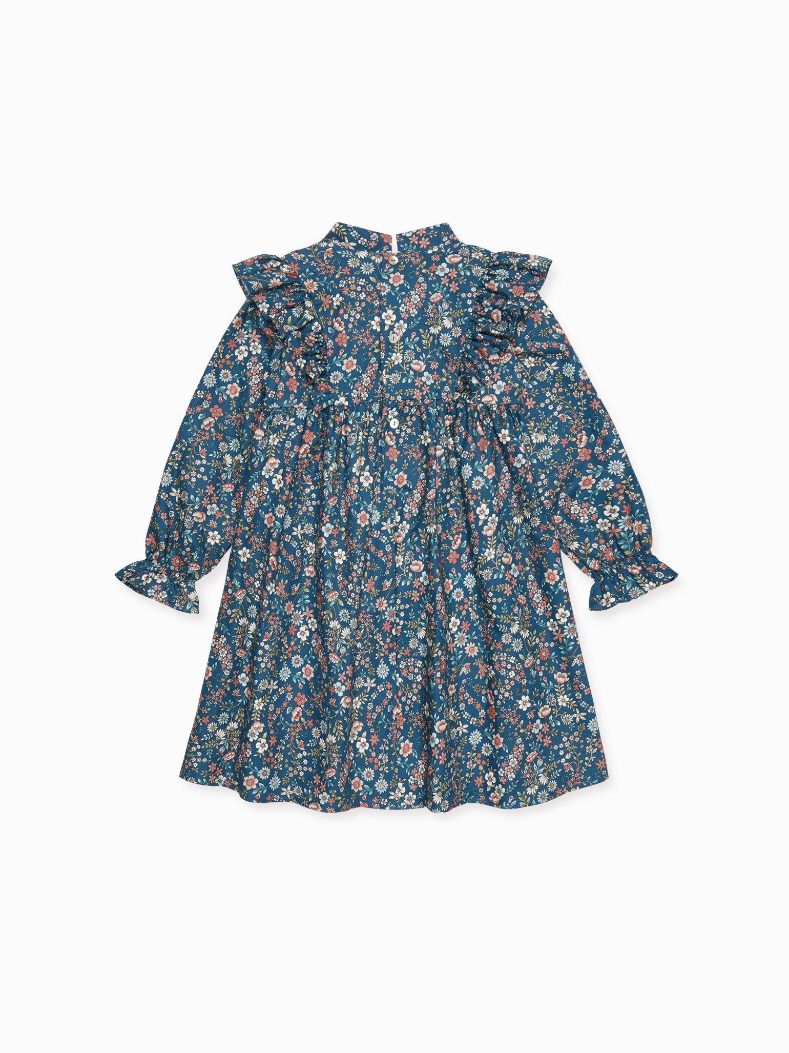 Navy Floral Laurelia Girl A-Line Dress