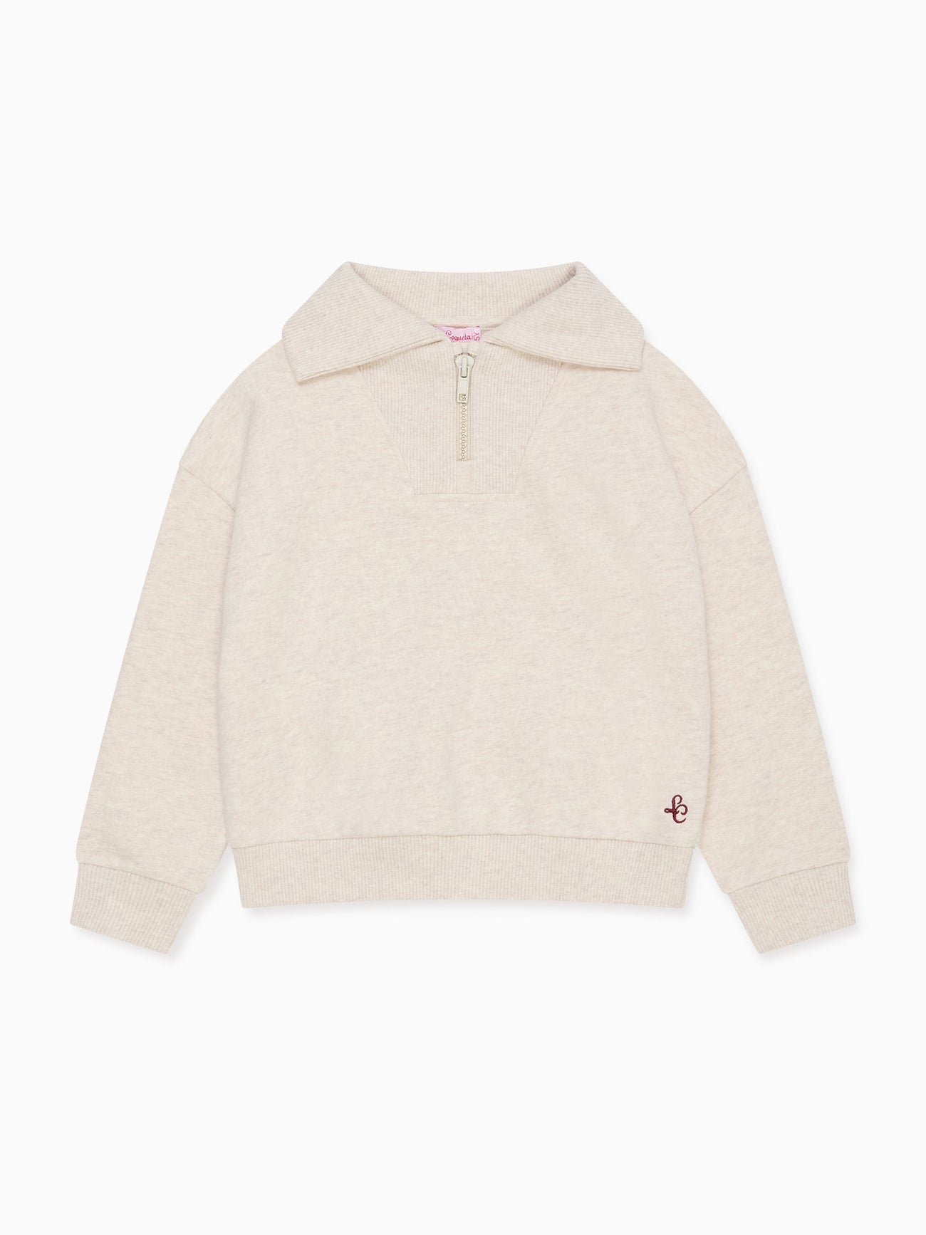 Oatmeal Laza Kids Sweatshirt