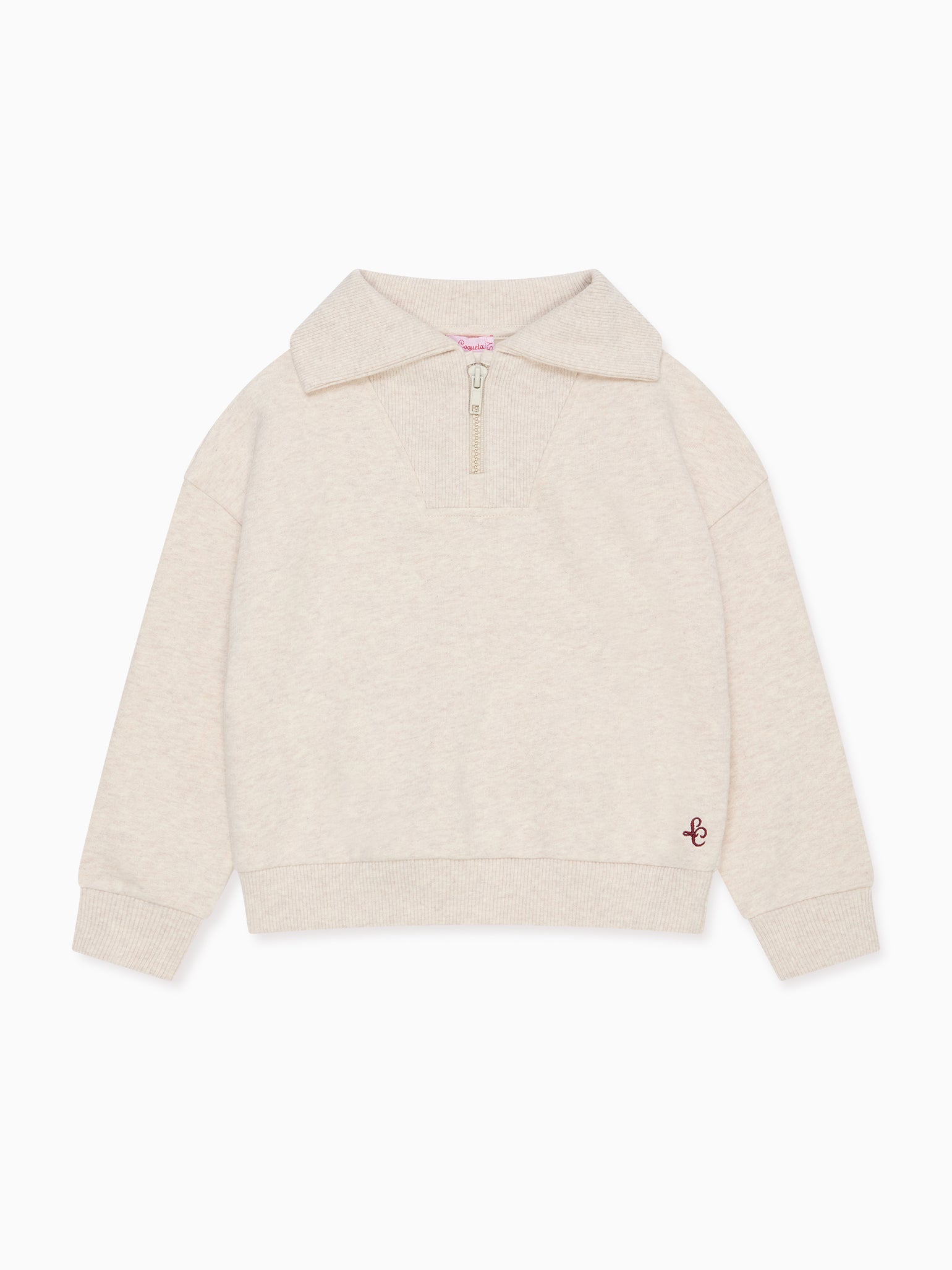 Oatmeal Laza Kids Sweatshirt