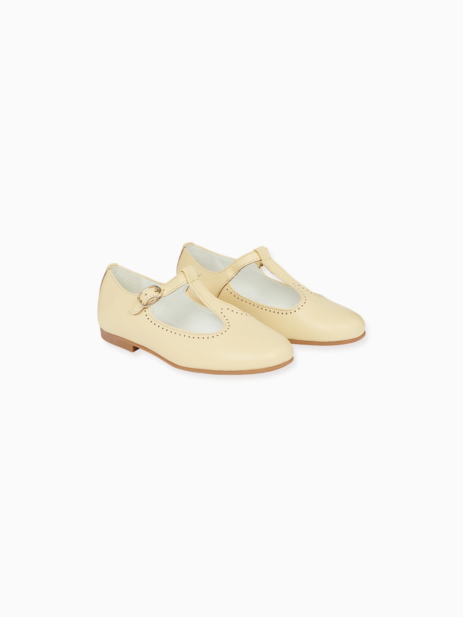 Beige t 2024 bar shoes