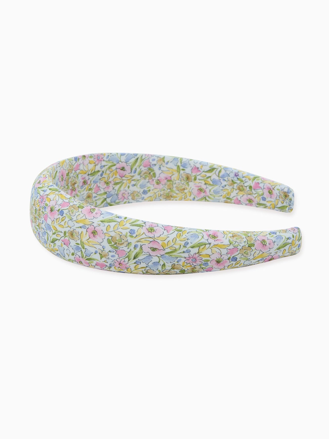 Lilac Floral Girl Wide Hairband