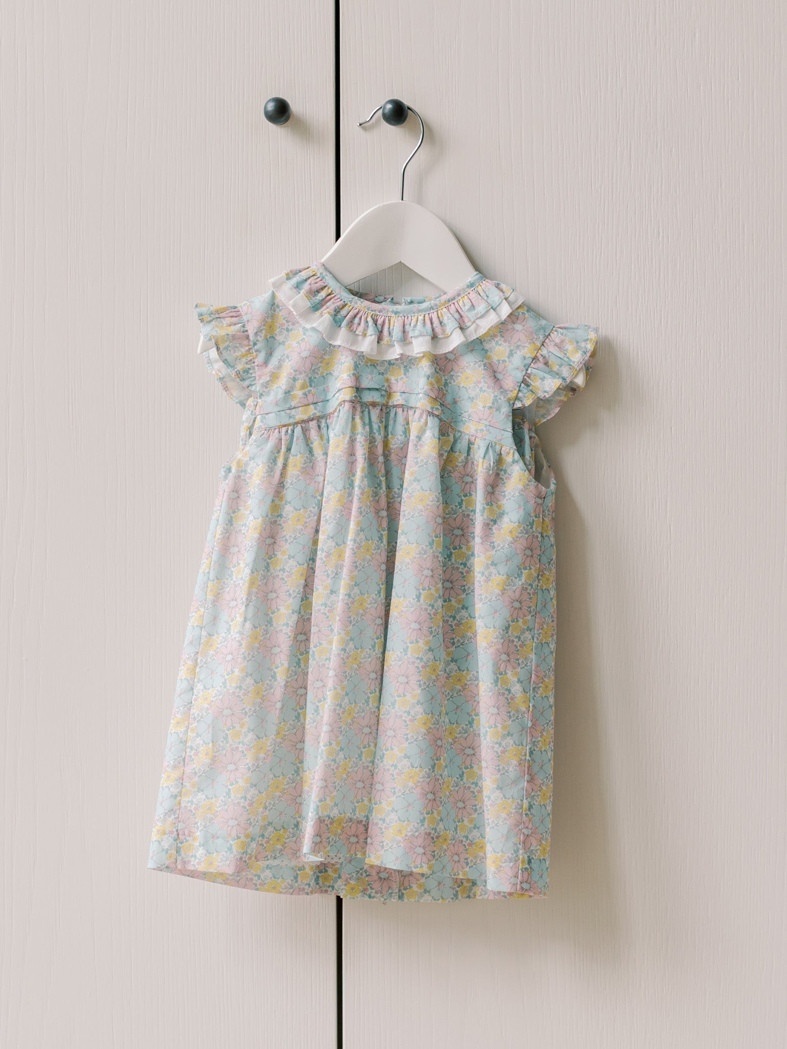 Aqua Floral Lilia Baby Girl Set