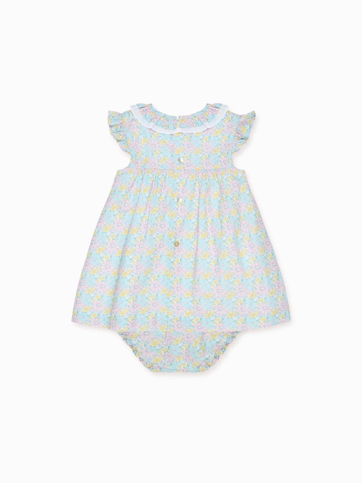 Aqua Floral Lilia Baby Girl Set