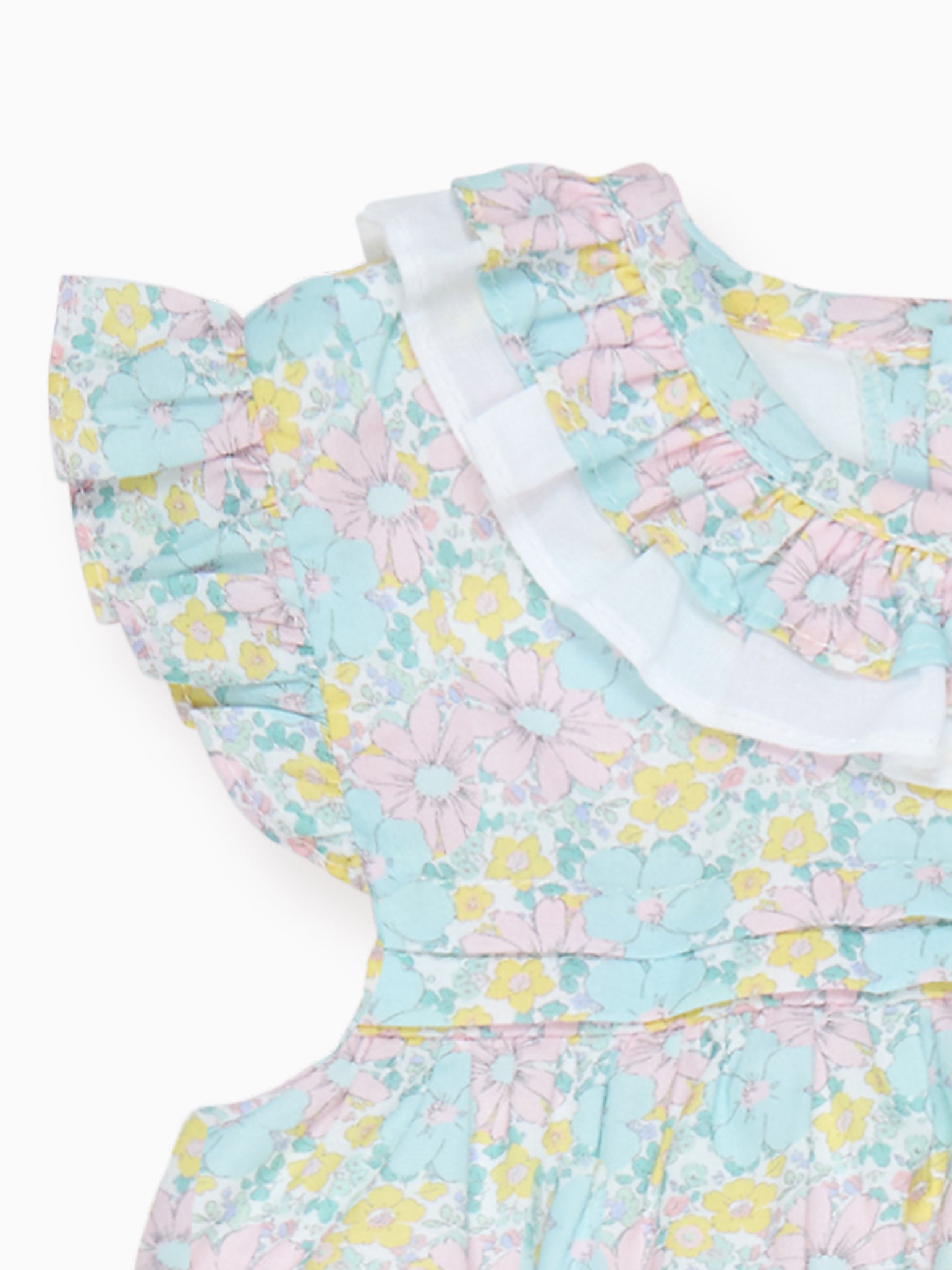 Aqua Floral Lilia Baby Girl Set