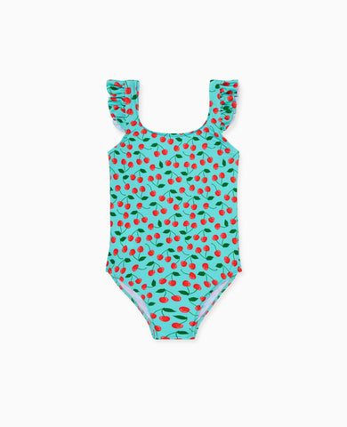 Red Cherry Lima Girl Swimsuit