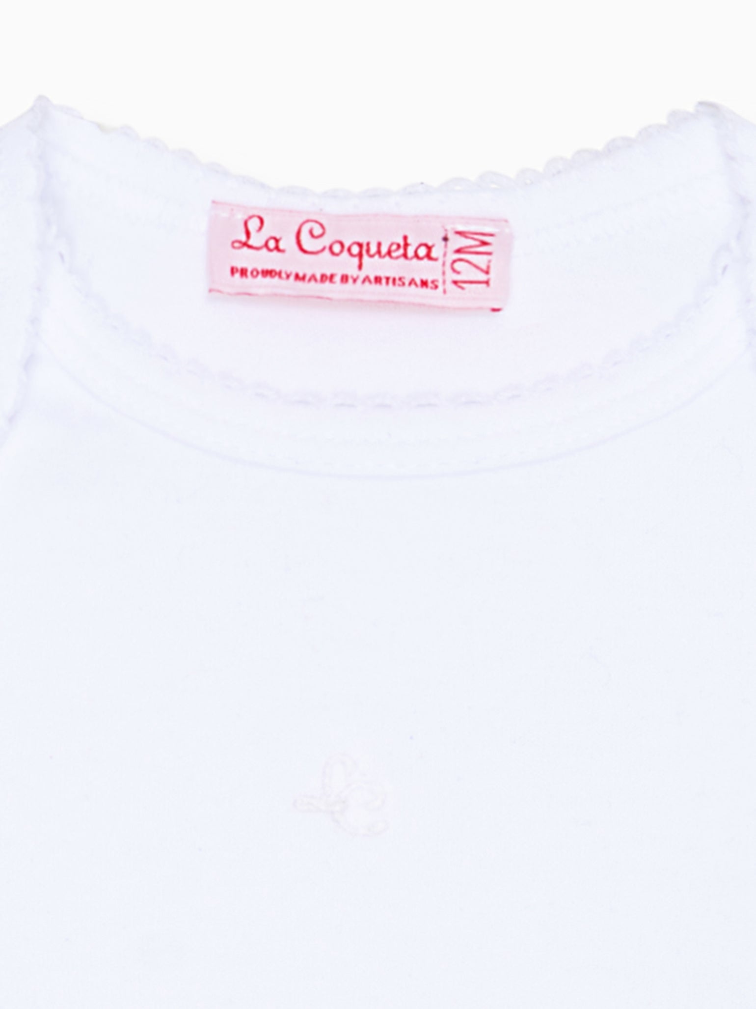 White Lonza Baby Body Vest