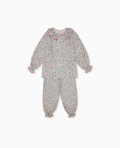 Pink Floral Lorna Girl Pyjamas