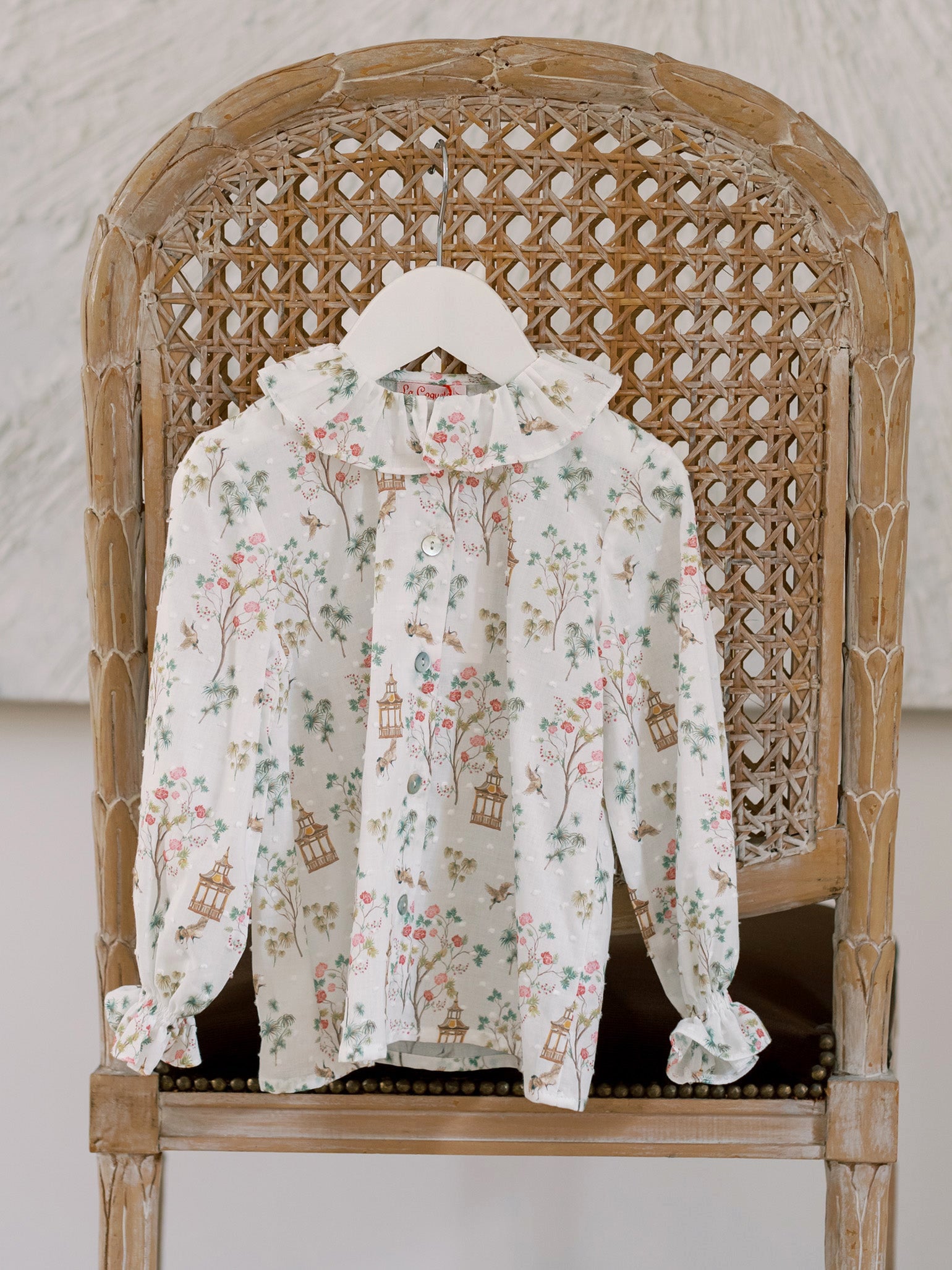 Ivory Blossom Lorna Long Sleeve Baby Girl Shirt