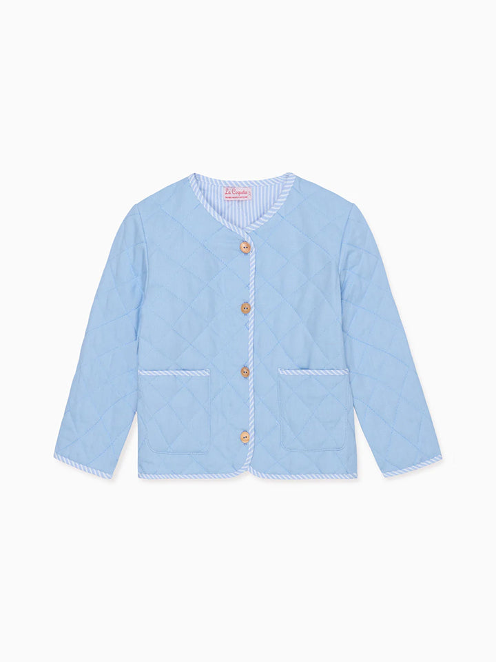 Dusty Blue Baby Jacket