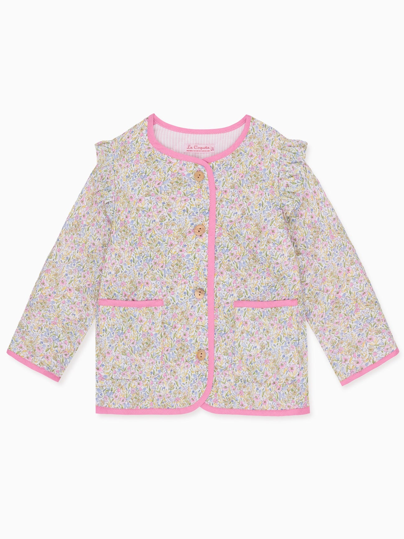 Lilac Floral Lottie Girl Jacket