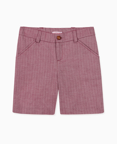 Burgundy Lucas Boy Shorts