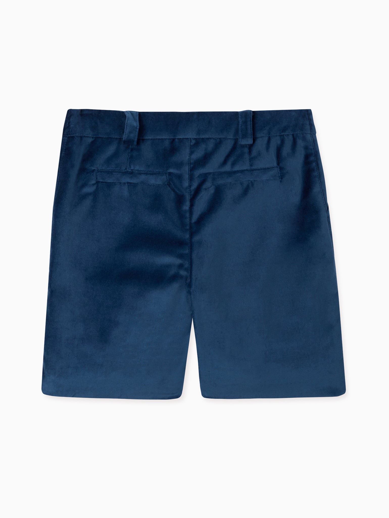 Blue Lucas Velvet Boy Shorts