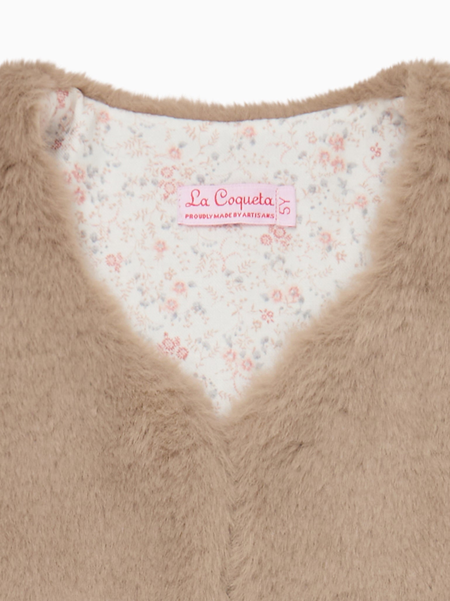 Taupe Marisol Girl Gilet