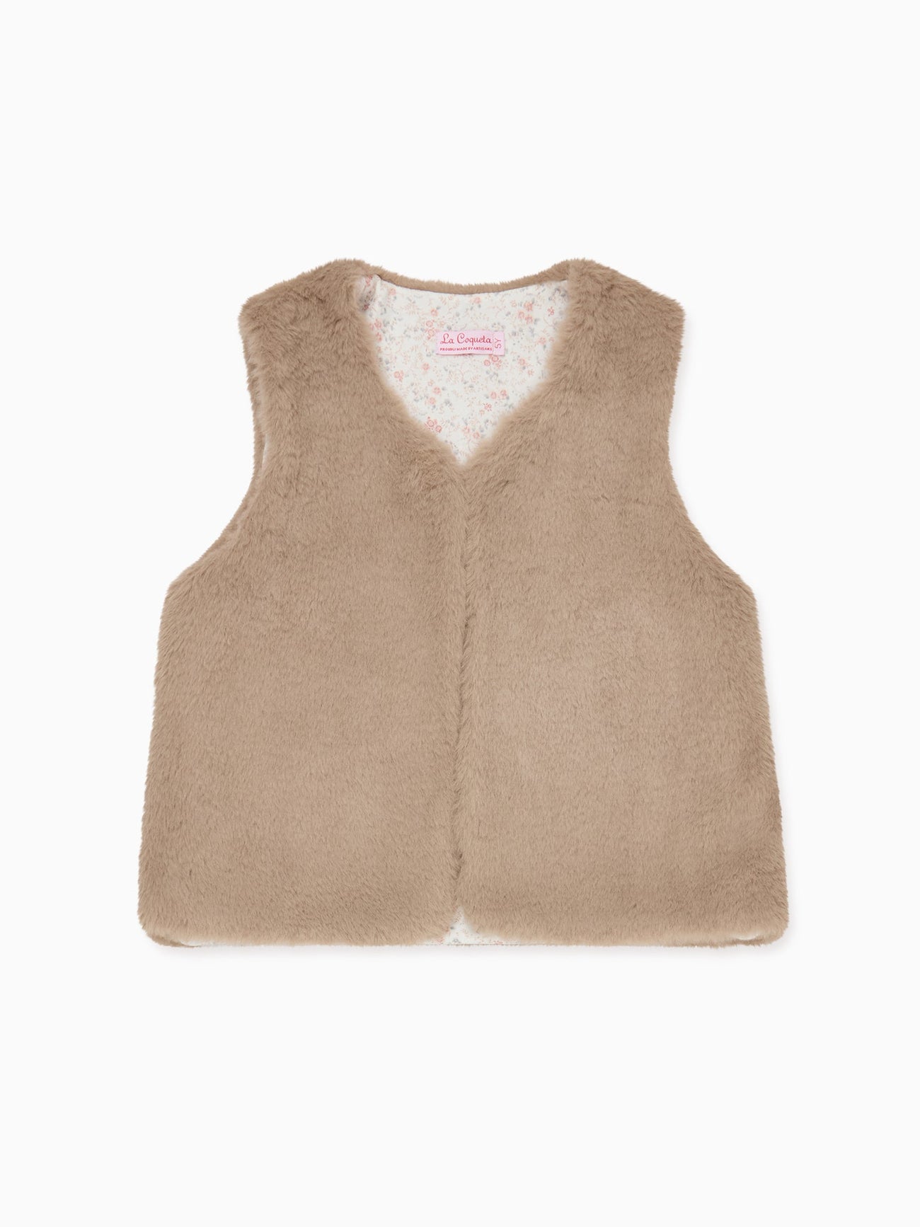 Taupe Marisol Girl Gilet