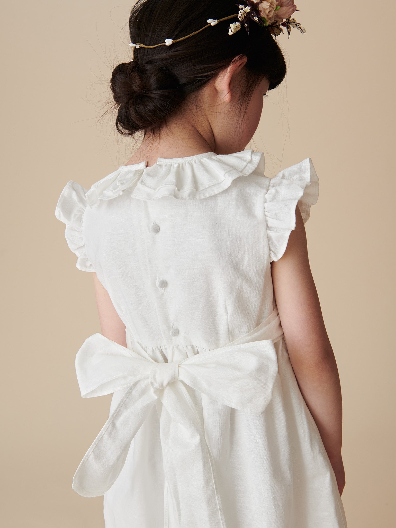 Ivory Maya Ceremony Girl Dress