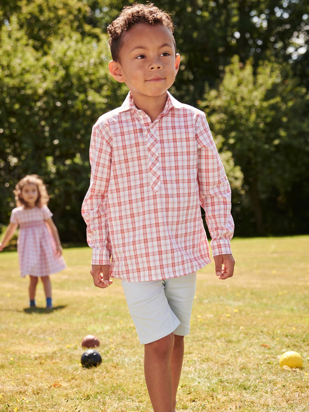 Light Blue Bocusi Boy Chino Shorts