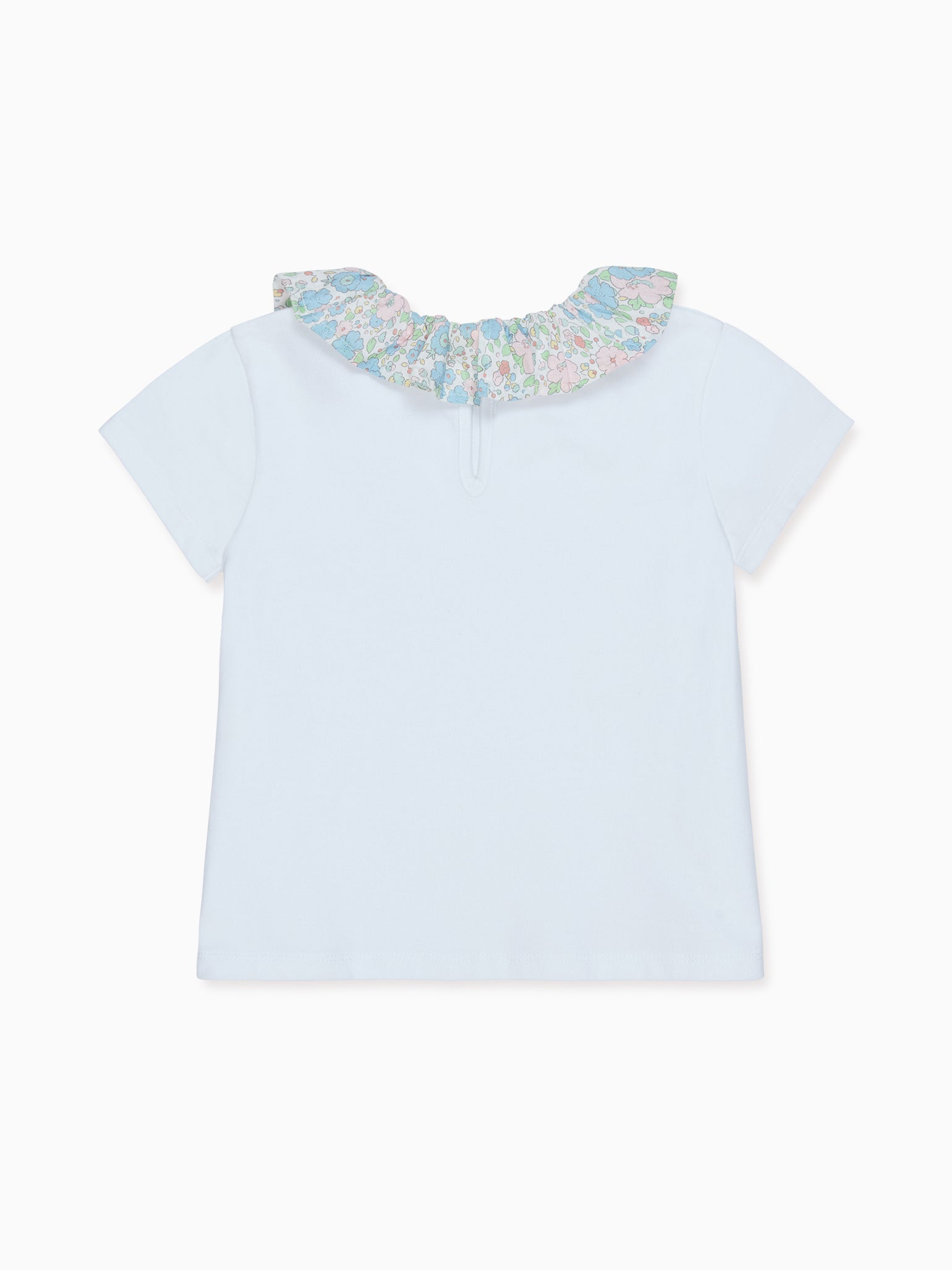 Aqua Floral Millie Baby Girl Top