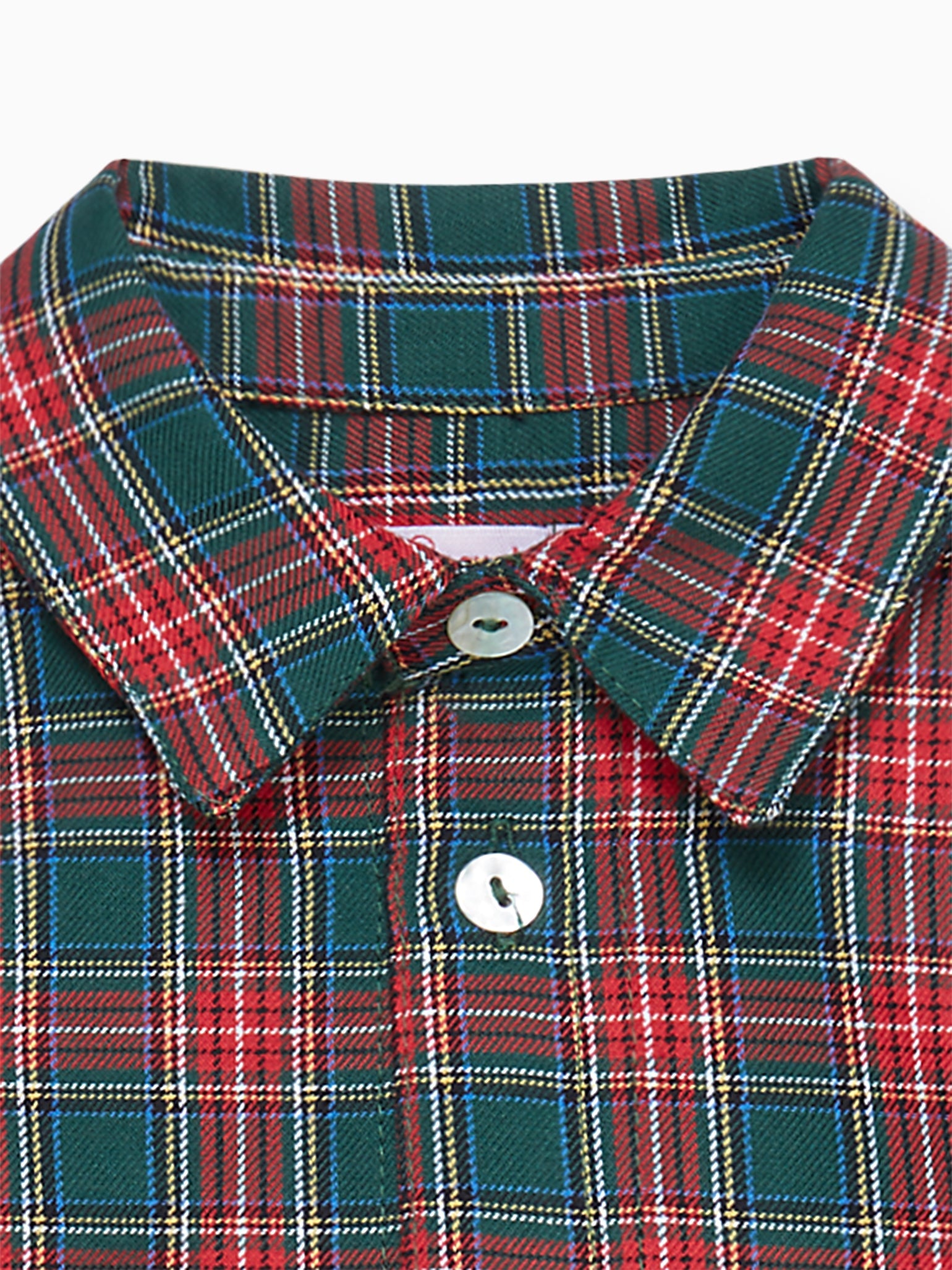 Green Tartan Nico Long Sleeve Boy Shirt