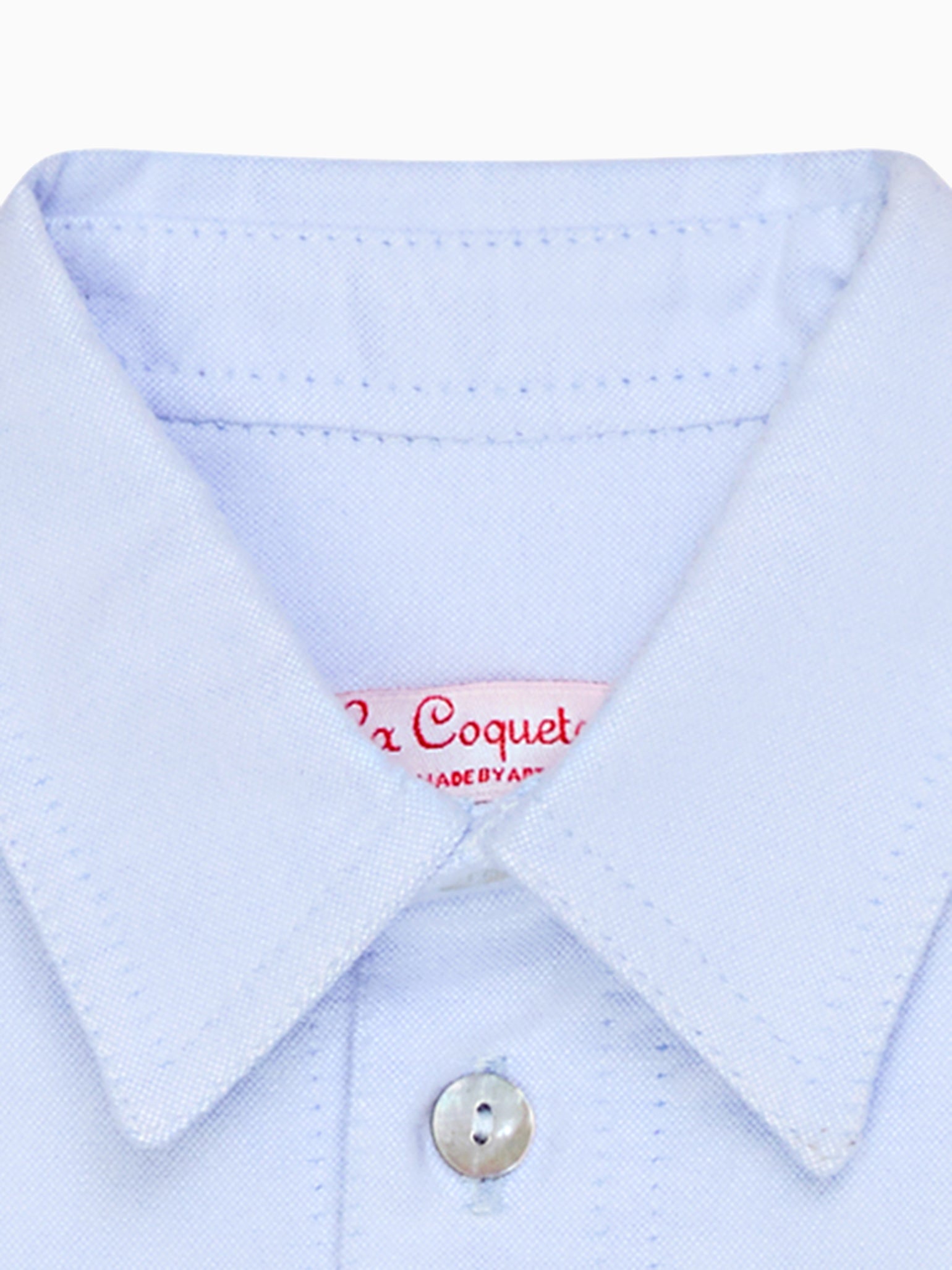 Light Blue Nico Brushed Cotton Boy Shirt