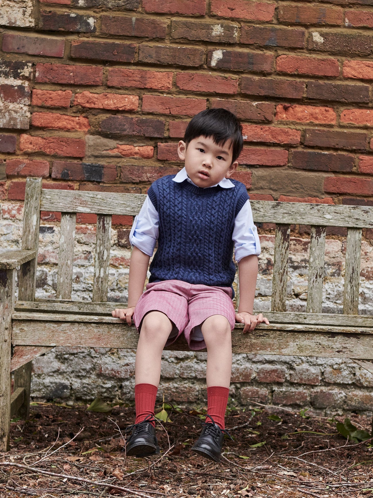 Light Blue Nico Brushed Cotton Boy Shirt