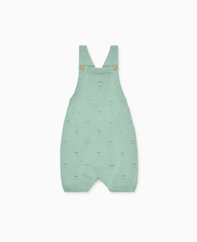 Sage Noa Cotton Baby Knitted Dungarees