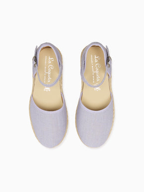 Lilac Olivia Canvas Girl Espadrilles