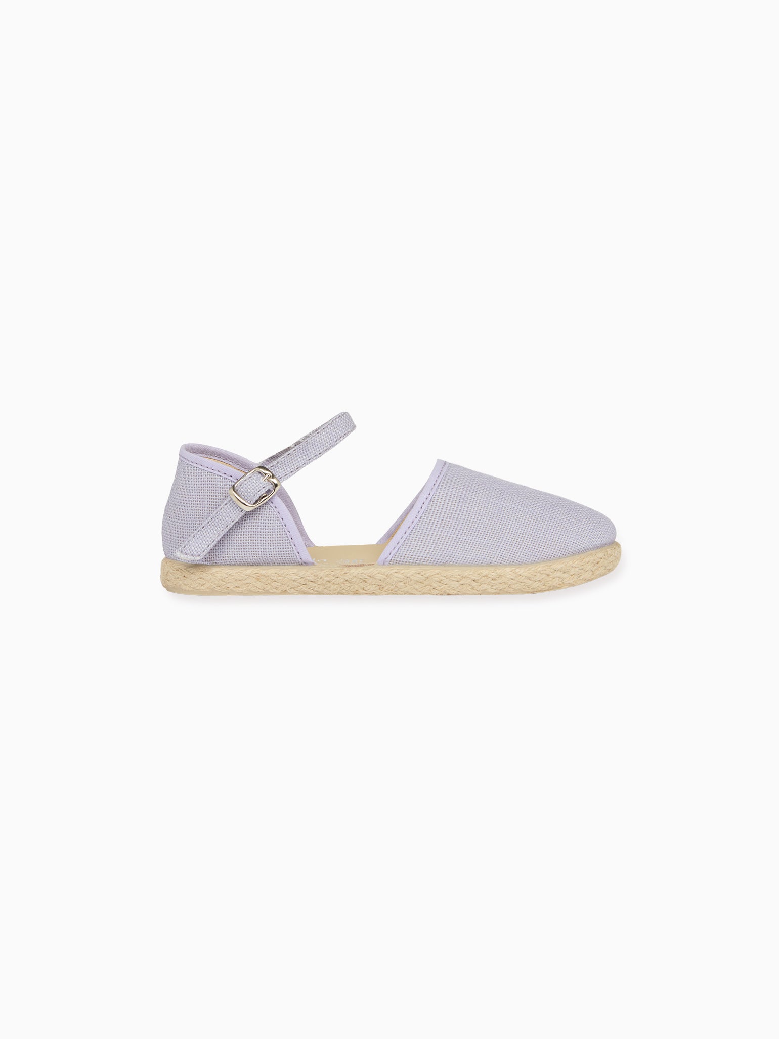 Lilac Olivia Canvas Girl Espadrilles