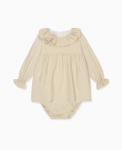 Gold Otillie Baby Girl Set