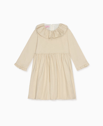 Gold Otillie Girl Dress