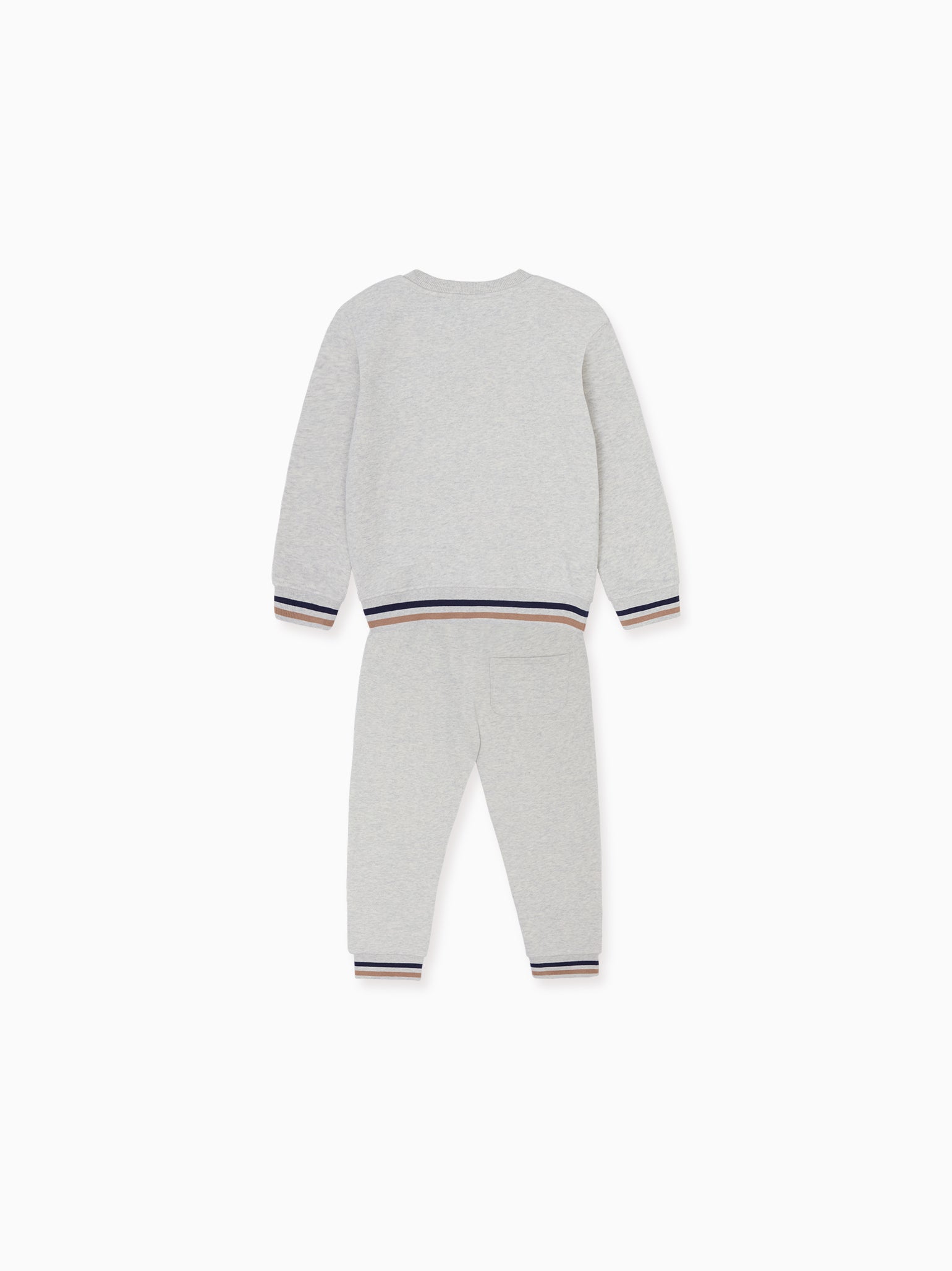 Grey Melange Pernille Kids Tracksuit