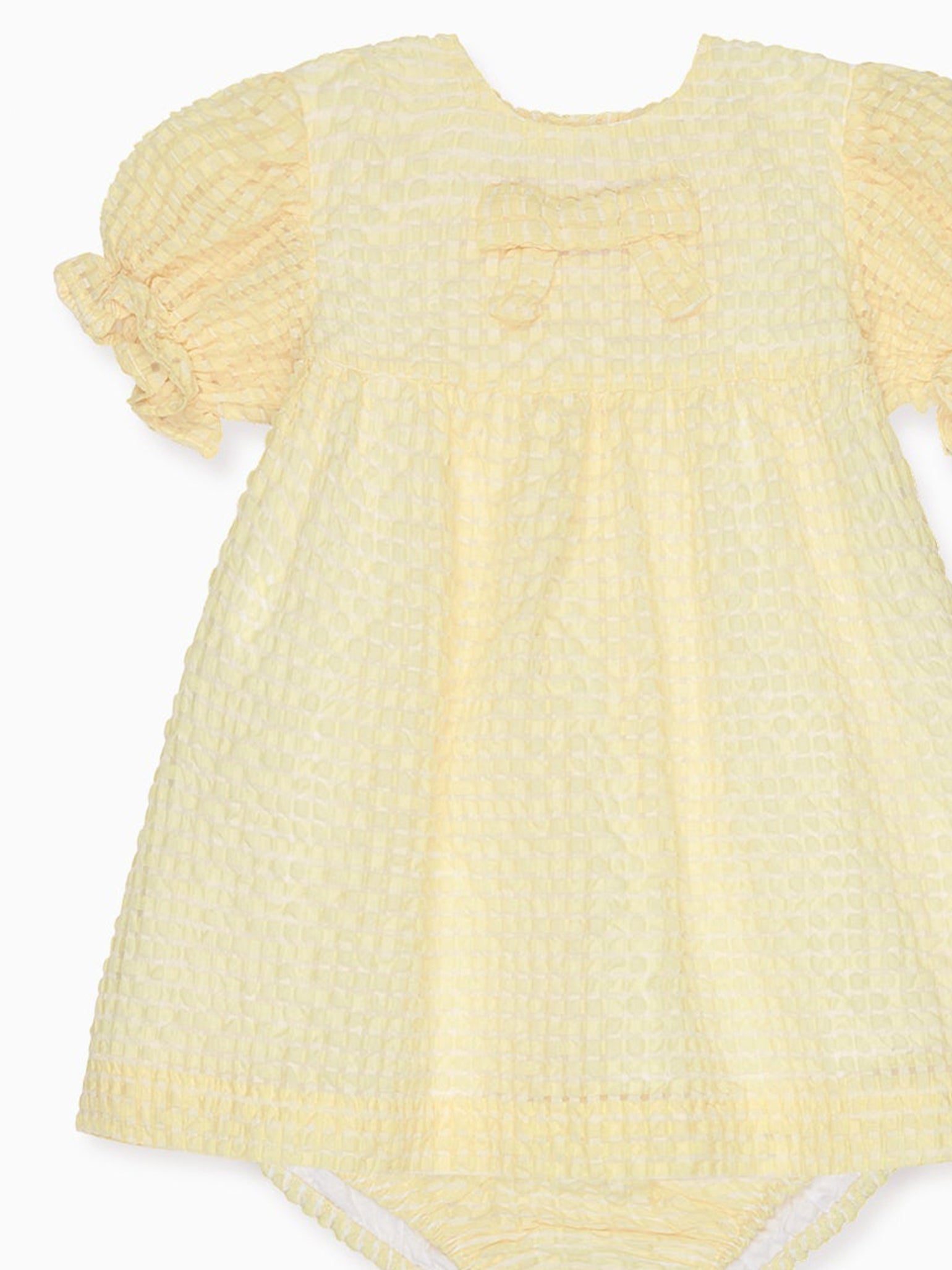 Pale Yellow Petalo Ceremony Baby Girl Set