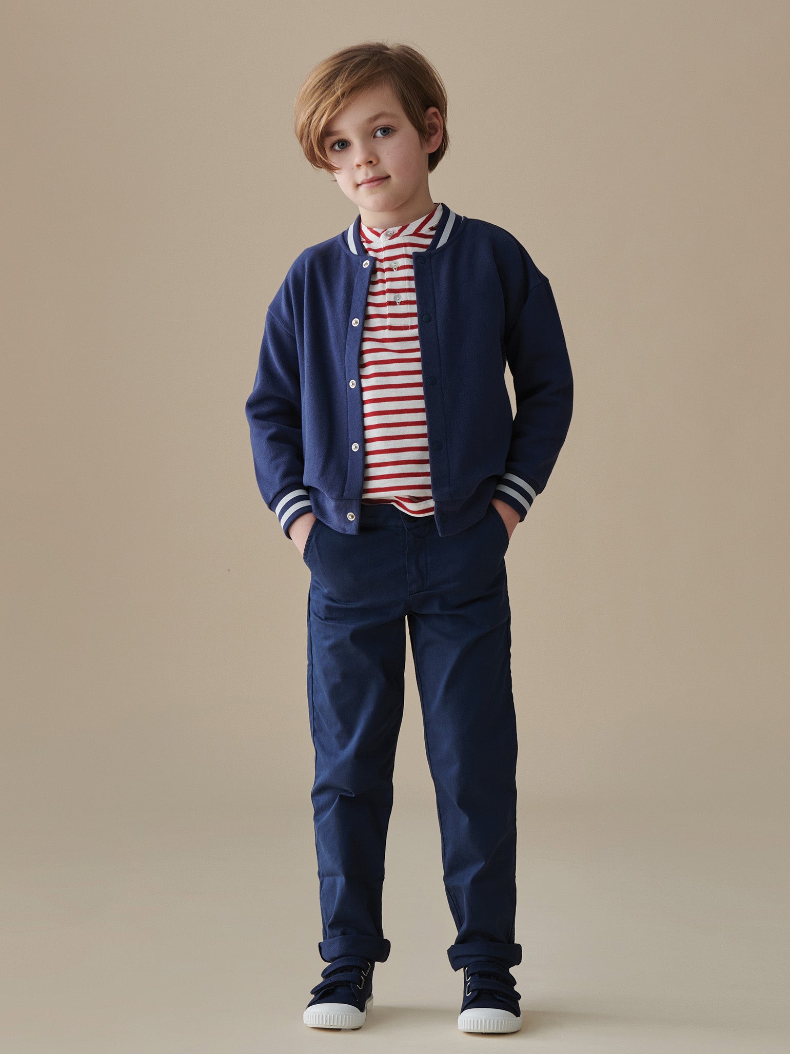 Navy Pineda Kids Jacket