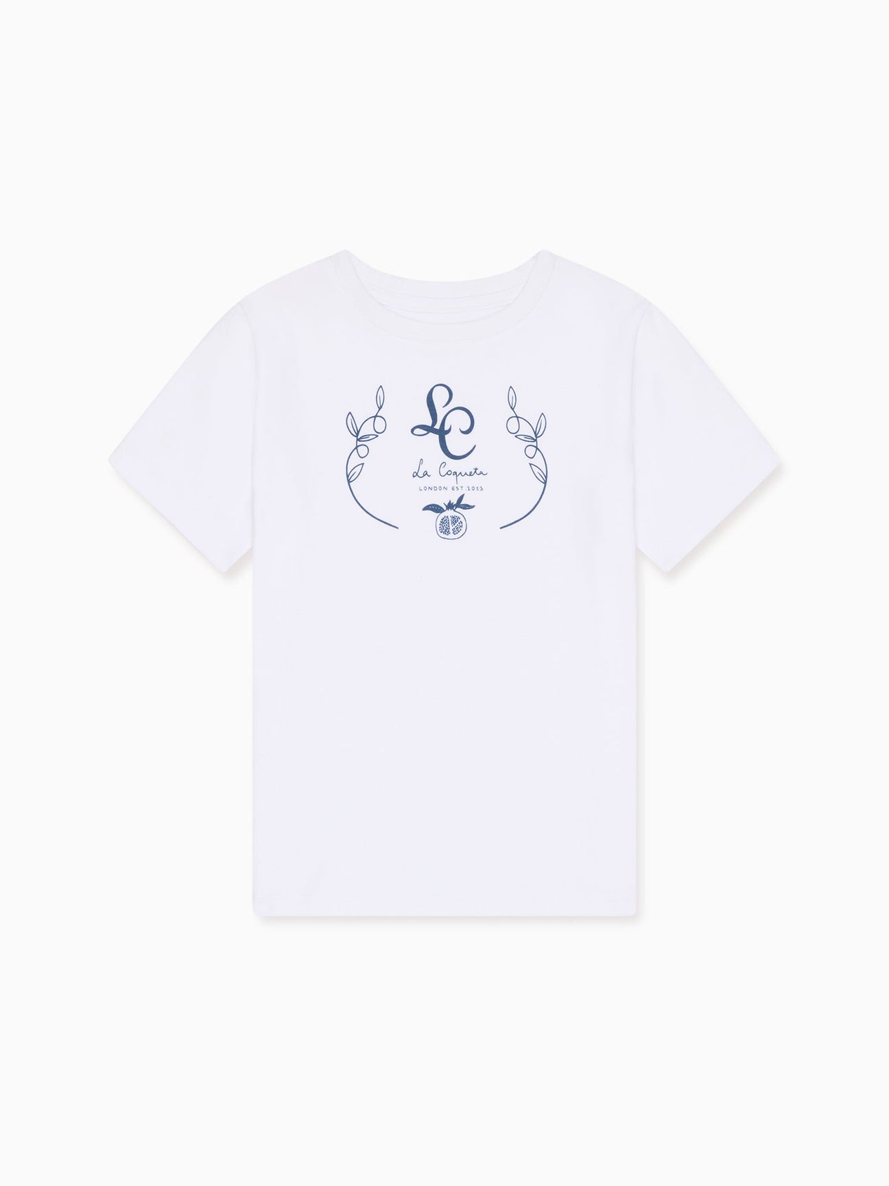 White Rafael Kids T-Shirt – La Coqueta Kids