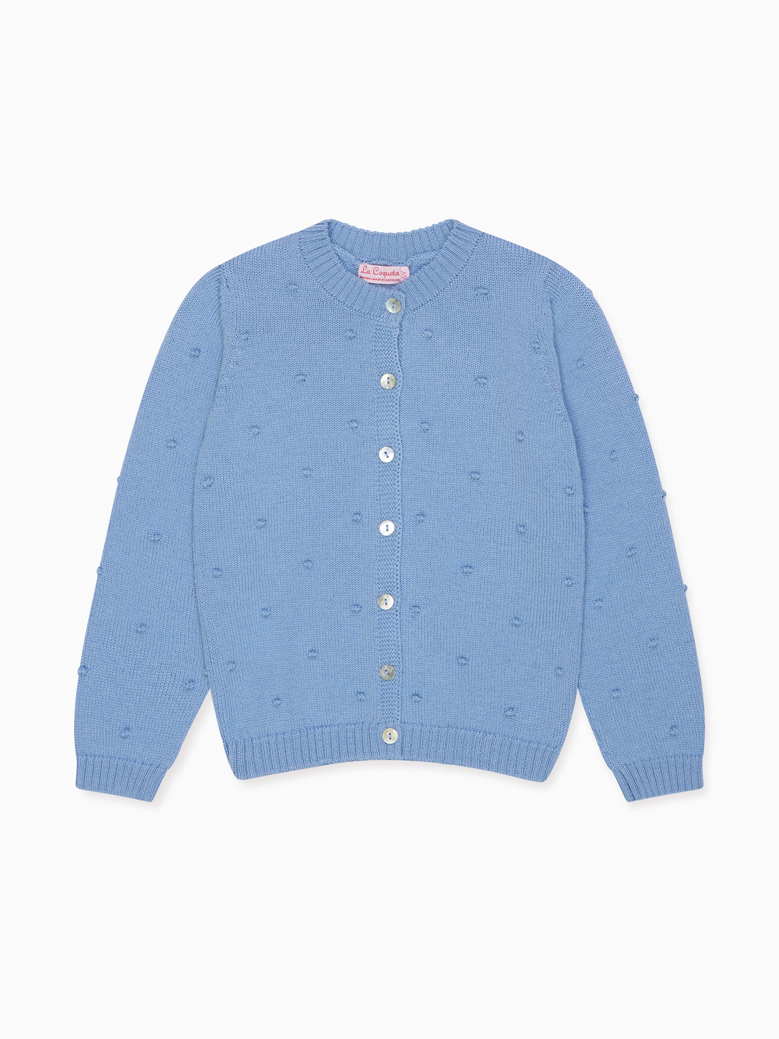 Girls pale blue cardigan hotsell