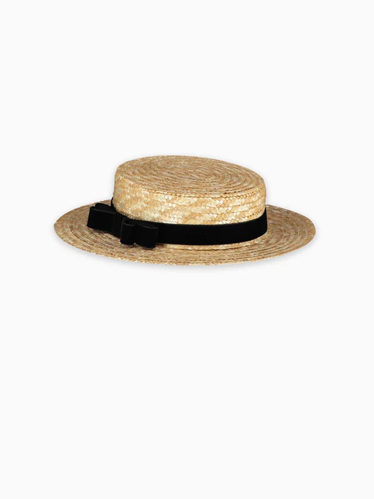 Black Rambla Straw Kids Hat