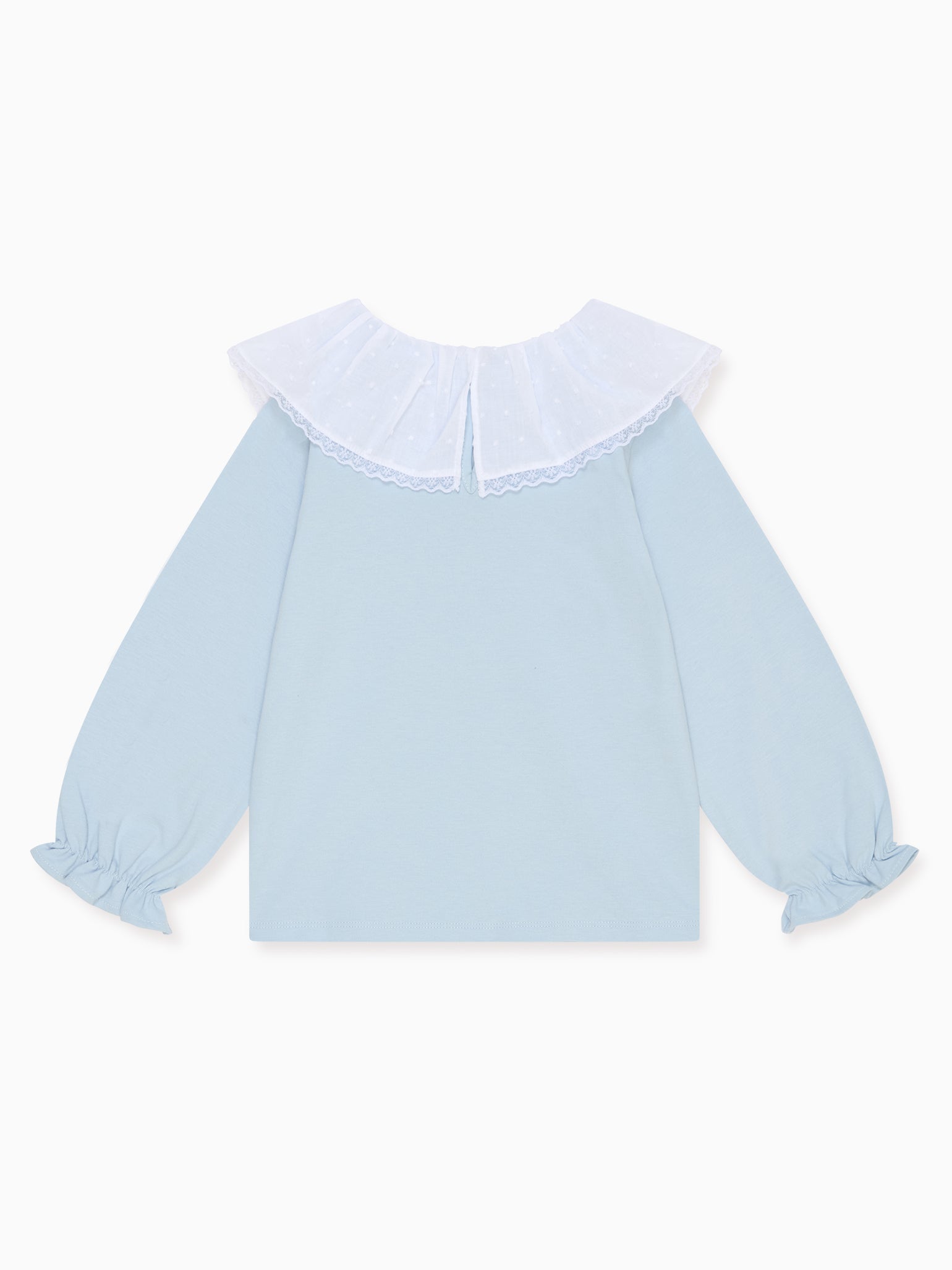 Dusty Blue Ravena Long Sleeve Girl Top