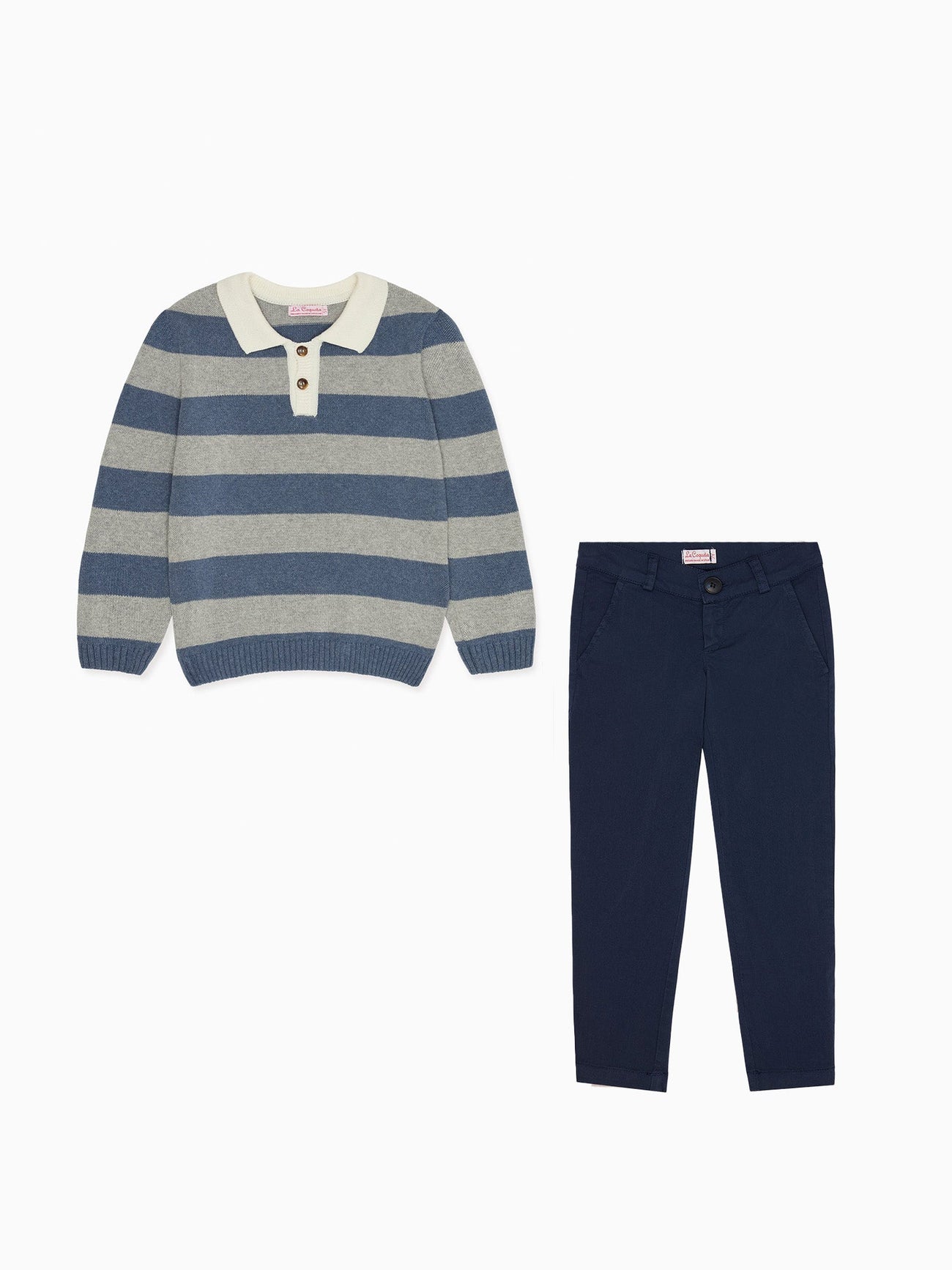 Roman Jumper & Elio Chinos Boy Outfit Bundle