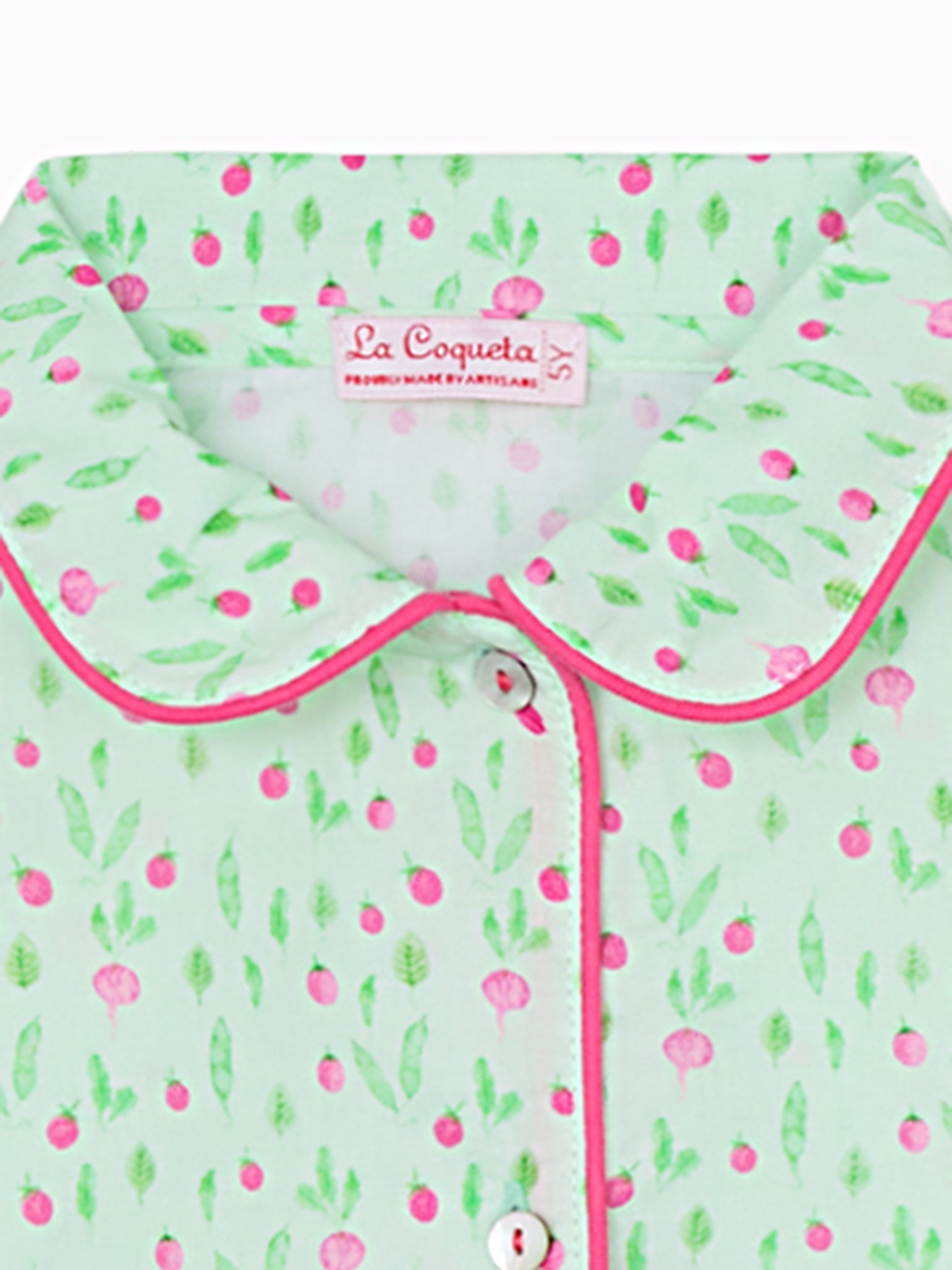 Green Vegetable Romera Kids Pyjamas