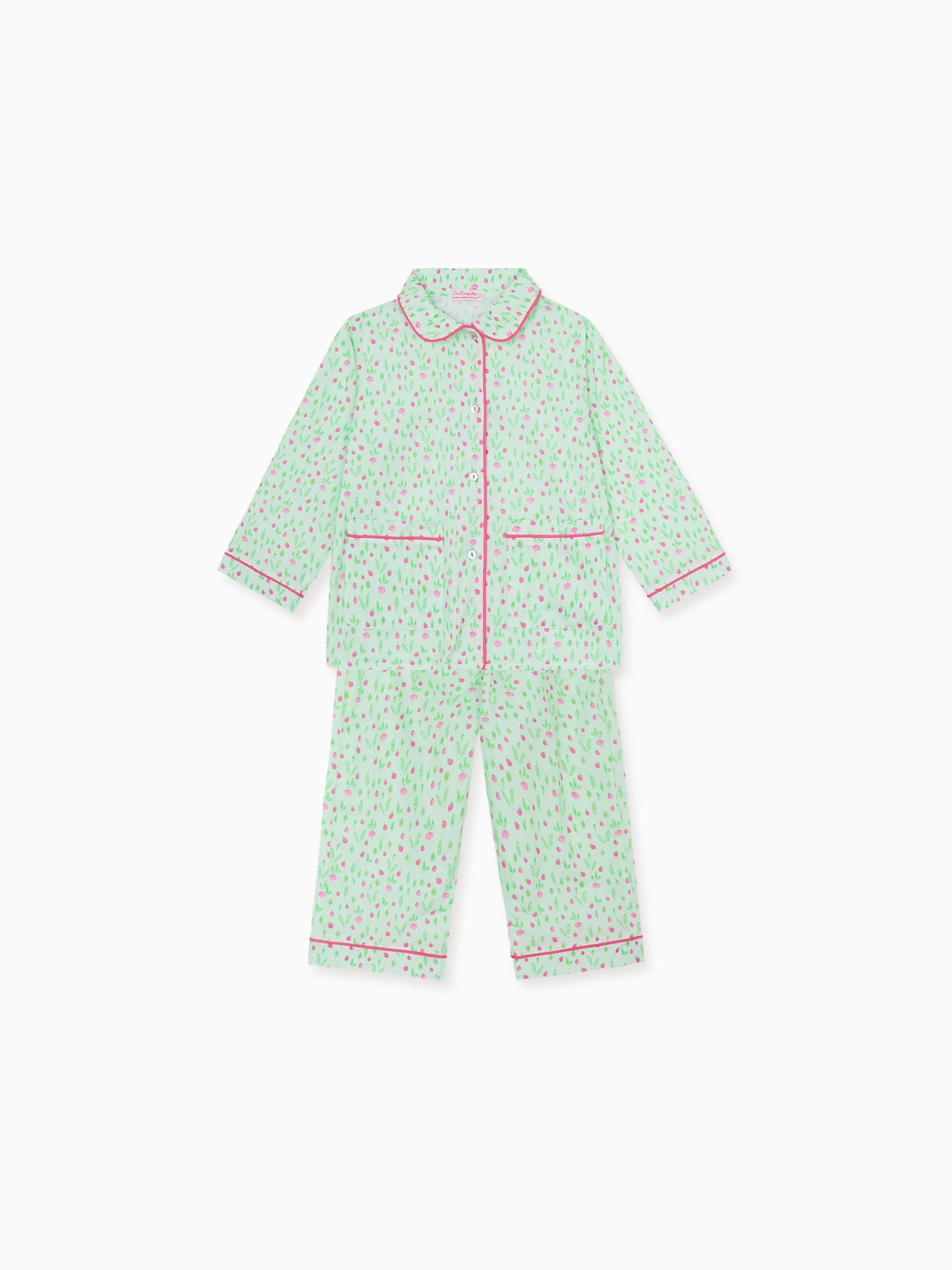 Green Vegetable Romera Kids Pyjamas