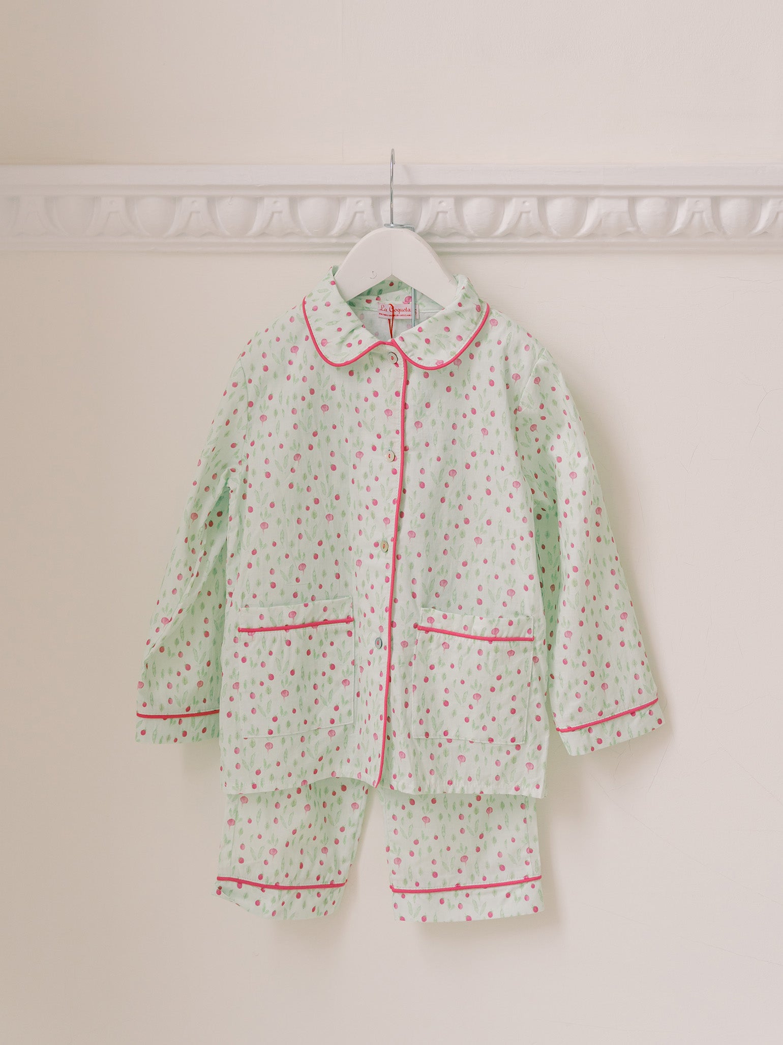 Green Vegetable Romera Kids Pyjamas