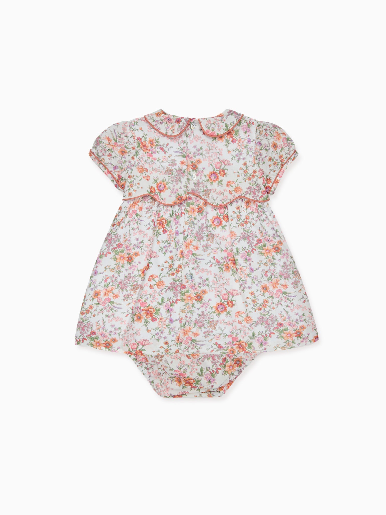 Pink Floral Romina Baby Girl Set