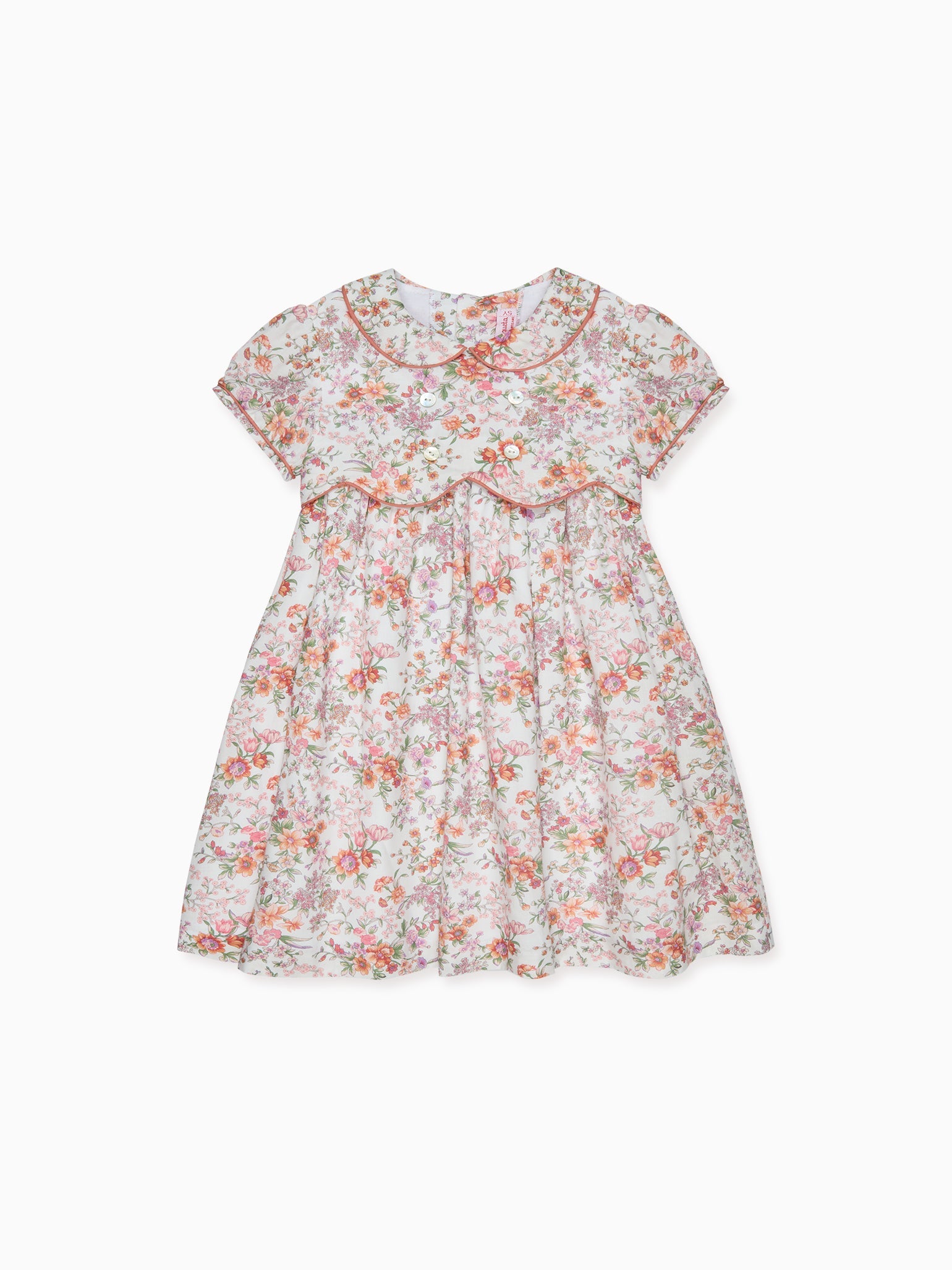 Pink Floral Romina Girl Dress