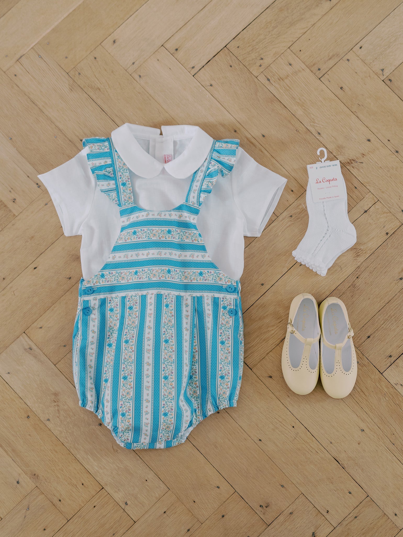 Rontina Romper, Milo Top & T-Bar Shoes Baby Girl Outfit Bundle