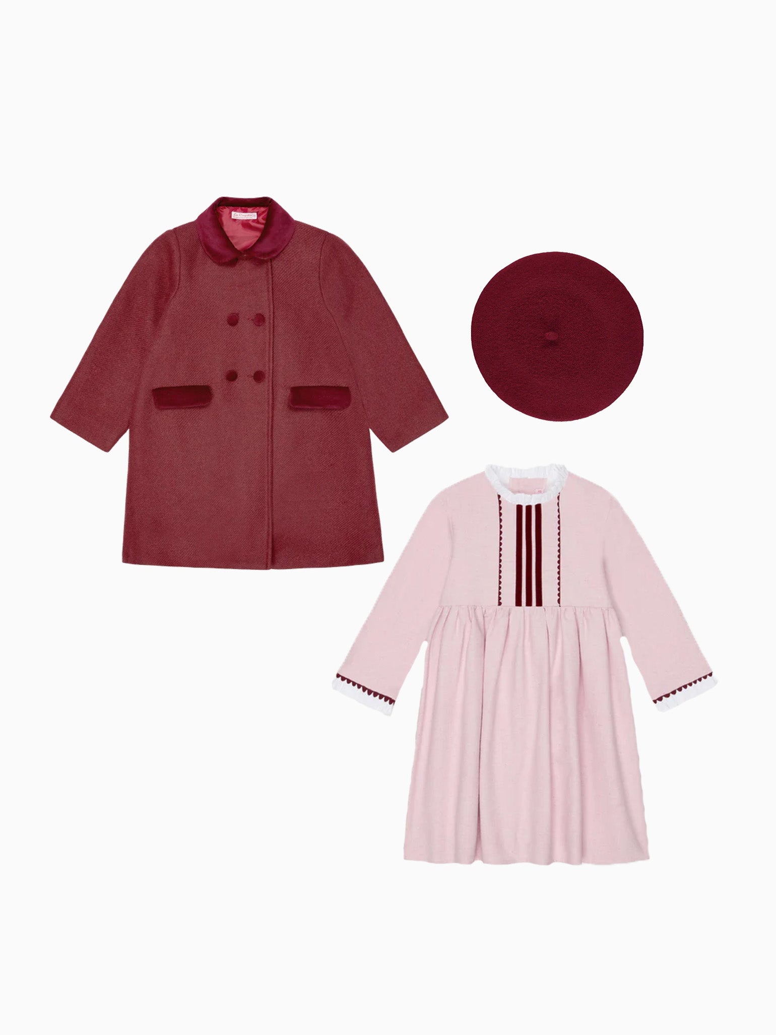 Rosita Dress, Arrieta Coat & Beret Outfit Bundle