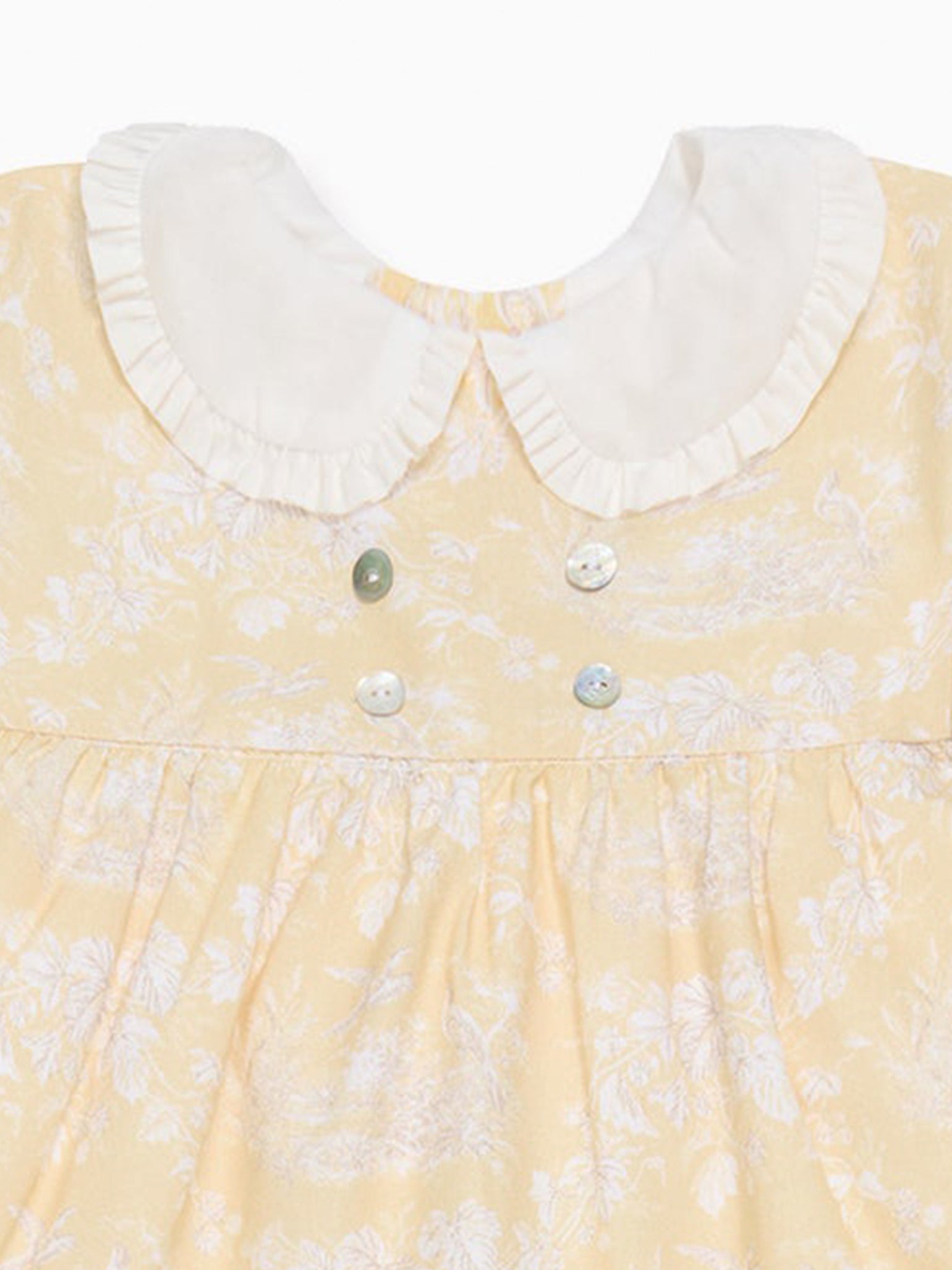 Yellow Toile Savanna Baby Girl Set