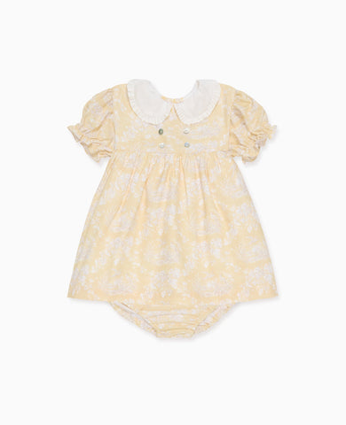 Yellow Toile Savanna Baby Girl Set