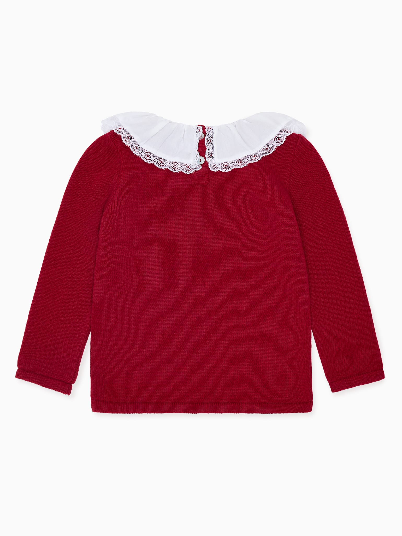 Burgundy Savannah Merino Girl Jumper