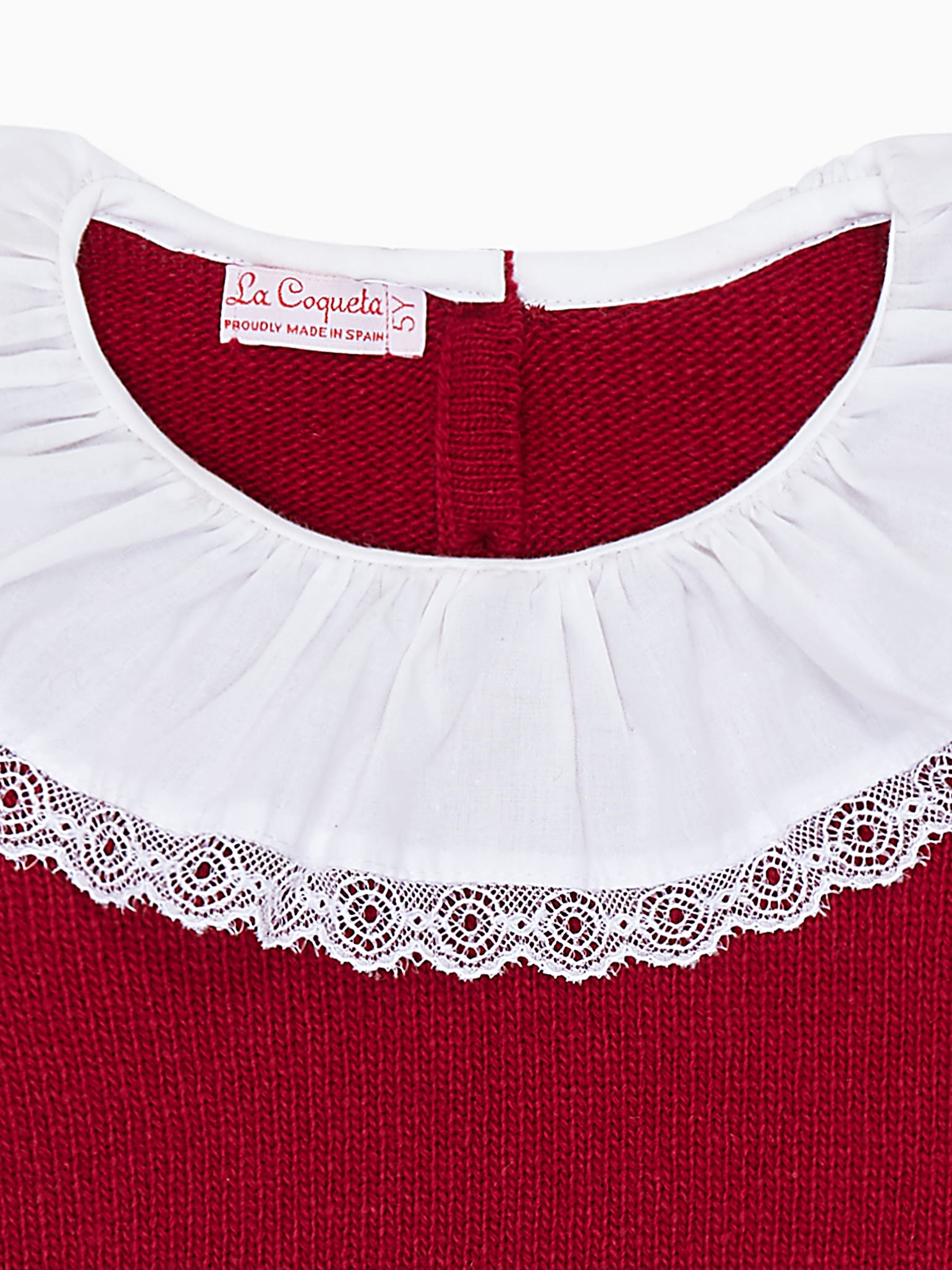 Burgundy Savannah Merino Girl Jumper